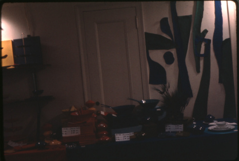 Display of salad bowl sets, bowls (ddr-densho-426-355)
