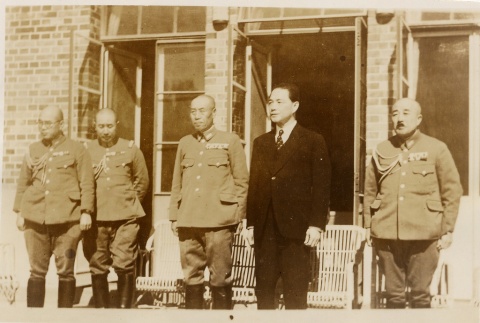 Wang Jingwei meeting with Generals Nishio and Itagaki (ddr-njpa-1-1054)