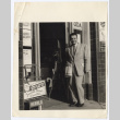 Man outside a shop (ddr-densho-542-798)