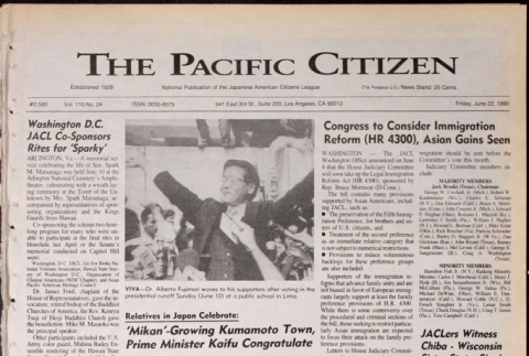 Pacific Citizen, Vol. 110, No. 24 (June 22, 1990) (ddr-pc-62-24)
