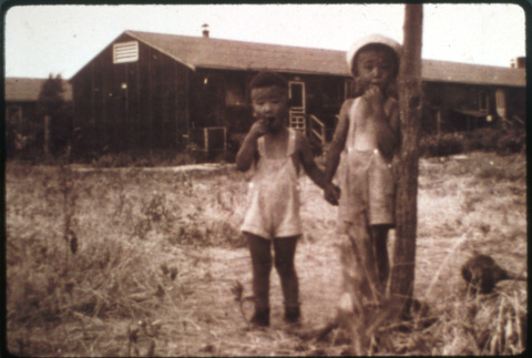 Two kids outside (ddr-densho-1007-660)