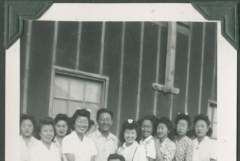Group photo at Heart Mountain concentration camp (ddr-densho-321-79)