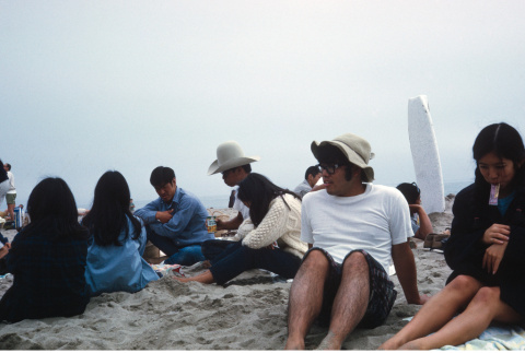 Group on the beach (ddr-densho-336-168)