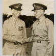Walter C. Short shaking hands with another military leader (ddr-njpa-1-1913)