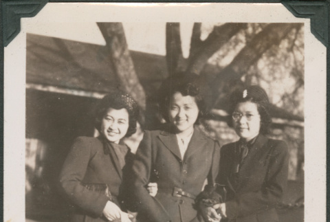 Three women in suits (ddr-densho-316-360)