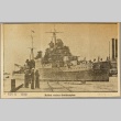 Clipping photograph of the HMS Southampton (ddr-njpa-13-553)
