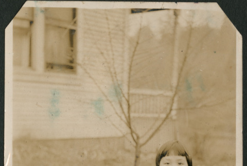 Girl with dog (ddr-densho-316-379)