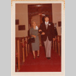 Mitsuye Yabe and Man Walking Down Aisle (ddr-ohs-1-268)