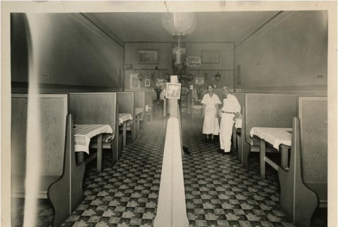 Interior, Chop Suey House restaurant (ddr-densho-167-84)