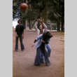 Lynn Tomioka shooting the basketball (ddr-densho-336-832)