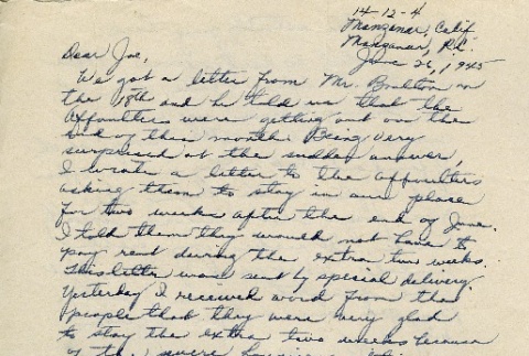 Letter to a Nisei man from his sister (ddr-densho-153-137)