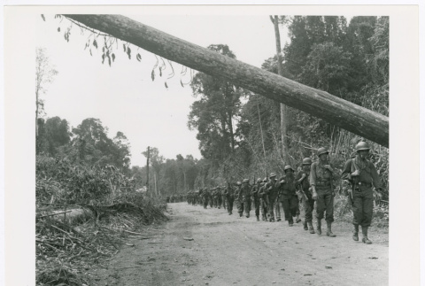 Merrill's Marauders along the Ledo Road (ddr-densho-1007-240)