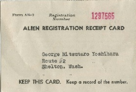 Alien registration receipt card (ddr-densho-126-5)
