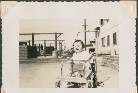 Baby in a stroller (ddr-densho-321-944)