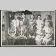 Group of 10 posing for photo (ddr-densho-293-174)