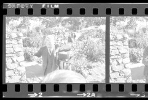 Negative film strip for Farewell to Manzanar scene stills (ddr-densho-317-129)