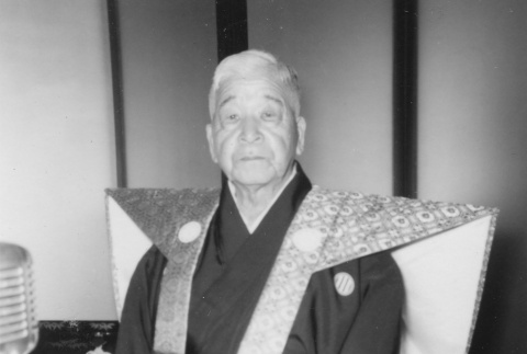 Fujitaro Kubota at a ceremony (ddr-densho-354-79)