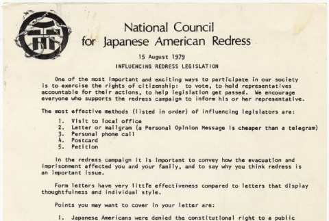National Council for Japanese American Redress Newsletter (ddr-densho-352-114)