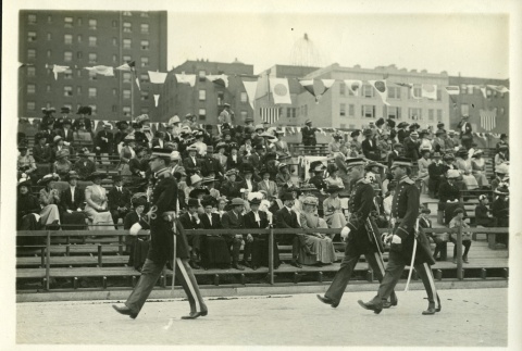 Soldiers marching in parade (ddr-densho-35-249)
