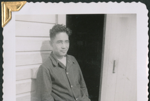 Man standing in doorway (ddr-densho-434-223)