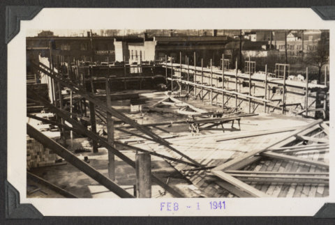 Exterior walls at the temple construction site (ddr-sbbt-4-87)