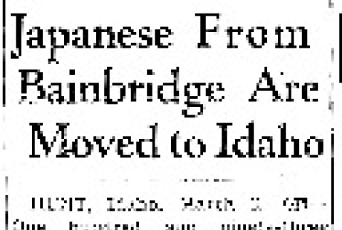 Japanese From Bainbridge Are Moved to Idaho (March 3, 1943) (ddr-densho-56-885)