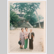 Mitsuye Yabe and Friends Outside a Building (ddr-ohs-1-215)
