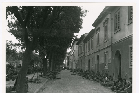 Naval Air sitting in road (ddr-densho-1007-321)