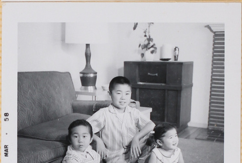 William, Susan and Leslie Shiomi (ddr-densho-522-468)