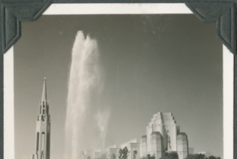 A fountain at the Golden Gate International Exposition (ddr-densho-300-157)