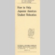 How to Help Japanese American Student Relocation (ddr-densho-156-190)