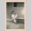Sally Domoto with Kaneza (ddr-densho-329-1290)