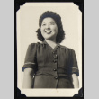 Portrait of a smiling woman (ddr-densho-542-658)