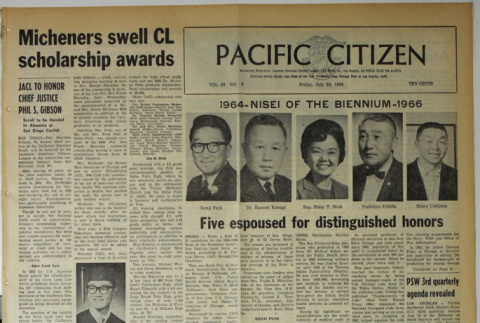 Pacific Citizen, Vol. 63, No. 5 (July 29, 1966) (ddr-pc-38-30)