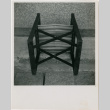 Wood chair with canvas back and seat (ddr-densho-426-921)