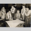 Samuel Wilder King signing the Hawaii State Constitution (ddr-njpa-2-555)