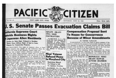 The Pacific Citizen, Vol. 26 No. 25 (June 19, 1948) (ddr-pc-20-24)