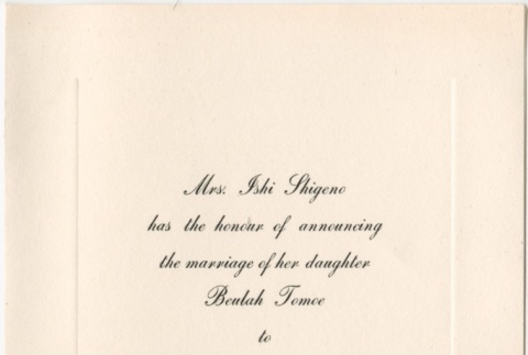 Wedding invitation (ddr-densho-328-247)