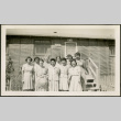 Group of women at Minidoka incarceration camp (ddr-csujad-32-11)