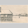 Topaz concentration camp in snow (ddr-densho-392-50)