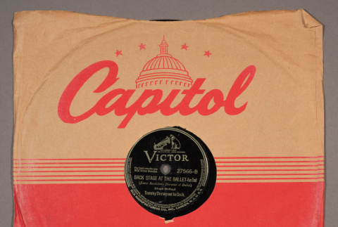 Side A   Blue Skies  fox trot  Tommy Dorsey & his Orchestra   Vocal refrain by Frank Sinatra and chorus (ddr-janm-16-5)