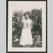 woman in a garden (ddr-densho-378-823)