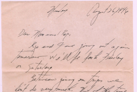Letter from Tadashi Ishida to Mr. & Mrs. Y Ishida (ddr-densho-535-391)