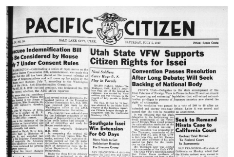 The Pacific Citizen, Vol. 24 No. 26 (July 5, 1947) (ddr-pc-19-27)