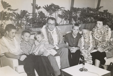 William and Nancy Quinn posing with their children (ddr-njpa-2-1019)