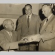 Farrant L. Turner receiving a report as Acting Governor (ddr-njpa-2-287)