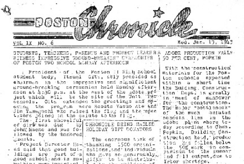 Poston Chronicle Vol. IX No. 6 (January 13, 1943) (ddr-densho-145-216)