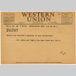 Western Union Telegram to Kaneji Domoto from Jiro Omata & family and Mrs. Kane Omata & family (ddr-densho-329-649)