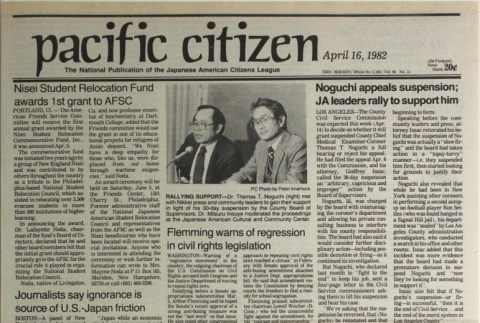 Pacific Citizen, Vol. 94, No. 15 (April 16, 1982) (ddr-pc-54-15)