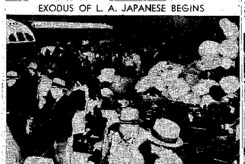 Exodus of L.A. Japanese Begins (March 22, 1942) (ddr-densho-56-701)